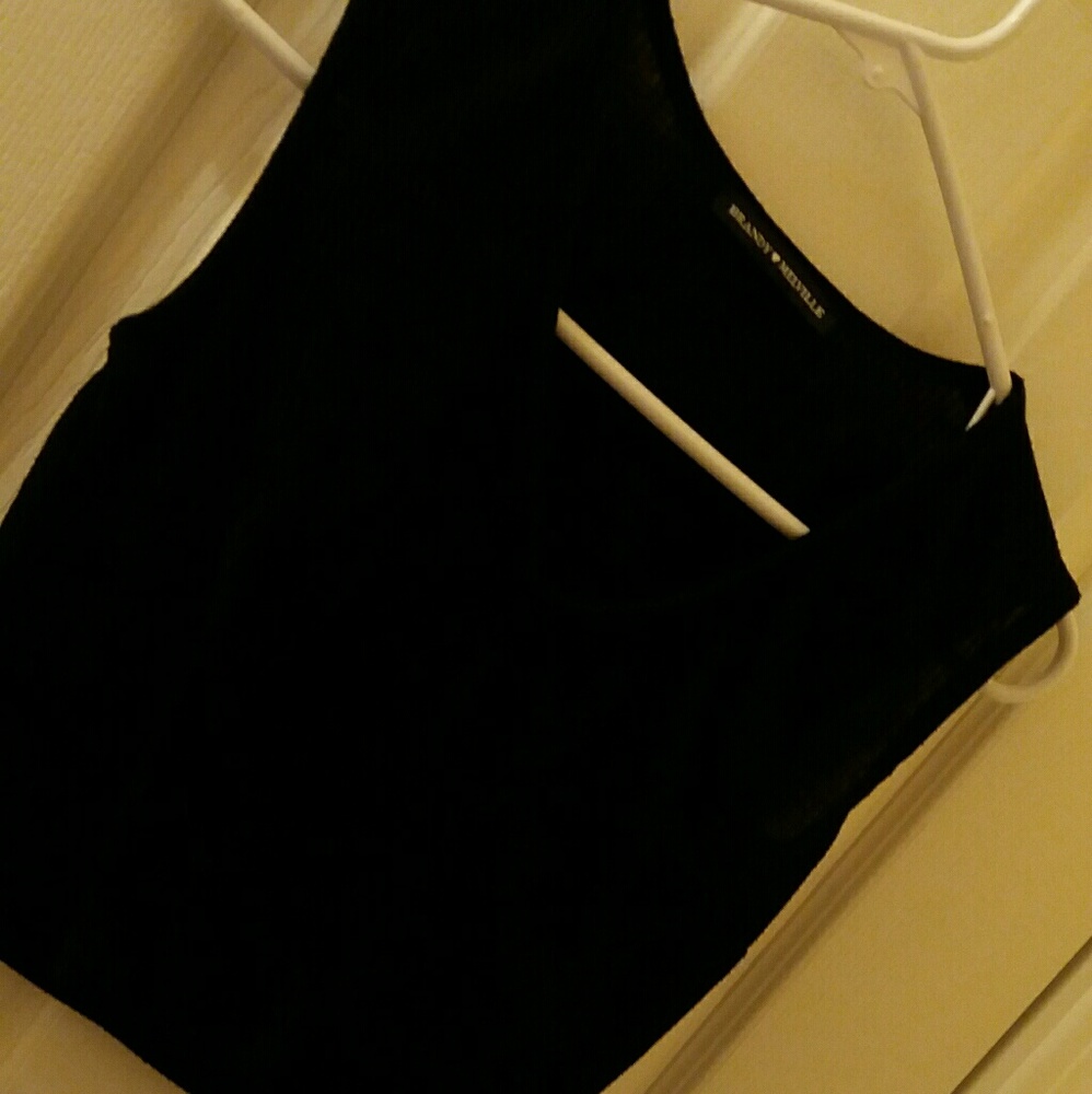 V neck crop top // one size fits all